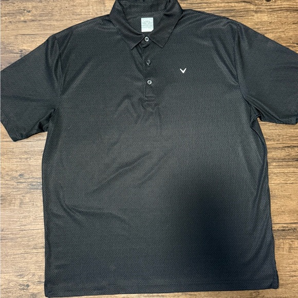 Callaway Men's OptiDri Black Golf Performance Polo Shirt - Picture 3 of 7